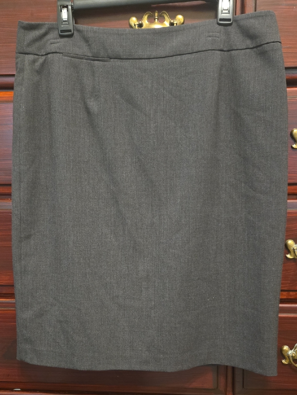 Calvin Klein Dark Gray Pencil Skirt Size 18